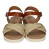 Sandalias de Piel Sandali Cuero para Mujer modelo M890