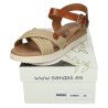 Sandalias de Piel Sandali Cuero para Mujer modelo M890