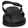 Sandalias de Piel Sandali Negros para Mujer modelo M874-T6120