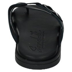 Sandalias de Piel Sandali Negros para Mujer modelo M874-T6120