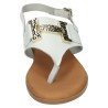 Sandalias de Piel Sandali Blancos para Mujer modelo M876-H5099
