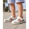 Sandalias de Piel Biomecanics Blancos para Niño modelo 262231-B050