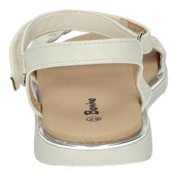 Sandalias Trenzada Bonino Blancos para Niña modelo S1062A