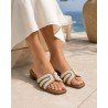 Sandalias Tacón Mysoft Blancos para Mujer modelo 26M180