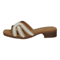 Sandalias Tacón Mysoft Blancos para Mujer modelo 26M180