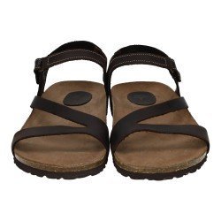 Sandalias de Piel Inter-Bios Moka para Mujer modelo 7219