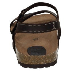 Sandalias de Piel Inter-Bios Moka para Mujer modelo 7219