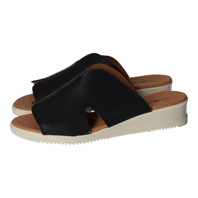 Sandalias de Piel Made In Spain Negros para Mujer modelo 4308