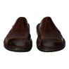 Sandalias de Piel 48 Horas Coñac para Hombre modelo 617104/12