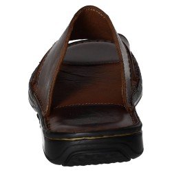 Sandalias de Piel 48 Horas Coñac para Hombre modelo 617104/12