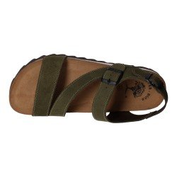 Sandaias de Piel Inter-Bios Kaki para Hombre modelo 9557-Sm