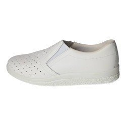 Zueco Piel Cerrado Made In Spain Blancos para Mujer modelo 2