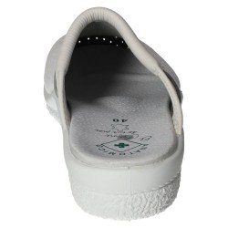 Zueco Piel Abierto Made In Spain Blancos para Mujer modelo 4