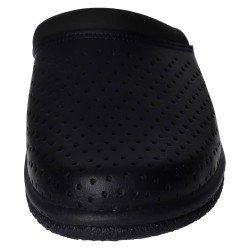 Zueco Piel Abierto Made In Spain Marino para Mujer modelo 4