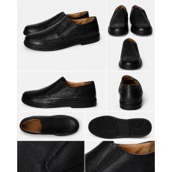 Mocasín de Piel Made In Spain Negros para Hombre modelo 5250