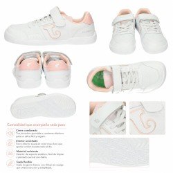 Deportivas Barefoot Joma Blanco-Rosa para Niña modelo Bfacaw2629V