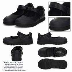 Colegial Barefoot Conguitos Marino para Niña modelo Cosh340001