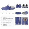 Chinela Suave Vulca-Bicha Azules para Mujer modelo 4311