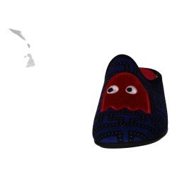 Chinela Comecocos Vulca-Bicha Marino para Hombre modelo 4814