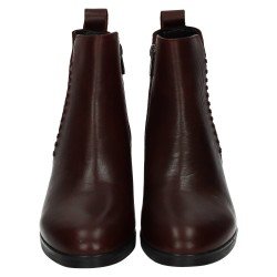 Botín de Piel 48 Horas Burdeos para Mujer modelo 625003/43