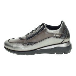 Mocasín de Piel 48 Horas Grises para Mujer modelo 620701/55