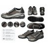 Mocasín de Piel 48 Horas Grises para Mujer modelo 620701/55
