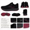 Deportiva Neon Joma Negros para Mujer modelo Rneolw2601