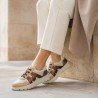 Sneakers con Cuña Mysoft Beige para Mujer modelo 25M622
