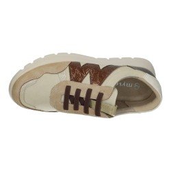 Sneakers con Cuña Mysoft Beige para Mujer modelo 25M622