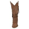 Bota Cowboy Zapatop Moka para Mujer modelo Cls-621