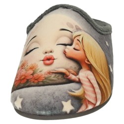 Chinelas Luna Gema Garcia Grises para Mujer modelo 7200-2