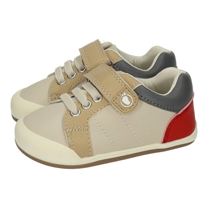 Zapatillas Barefoot Conguitos Beige para Niño modelo Tesh516025