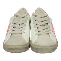 Sneakers Urbanas Made In Spain Blanco-Naranja para Mujer modelo A19