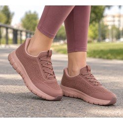Deportiva Memory Demax Rosa para Mujer modelo 7-2357K