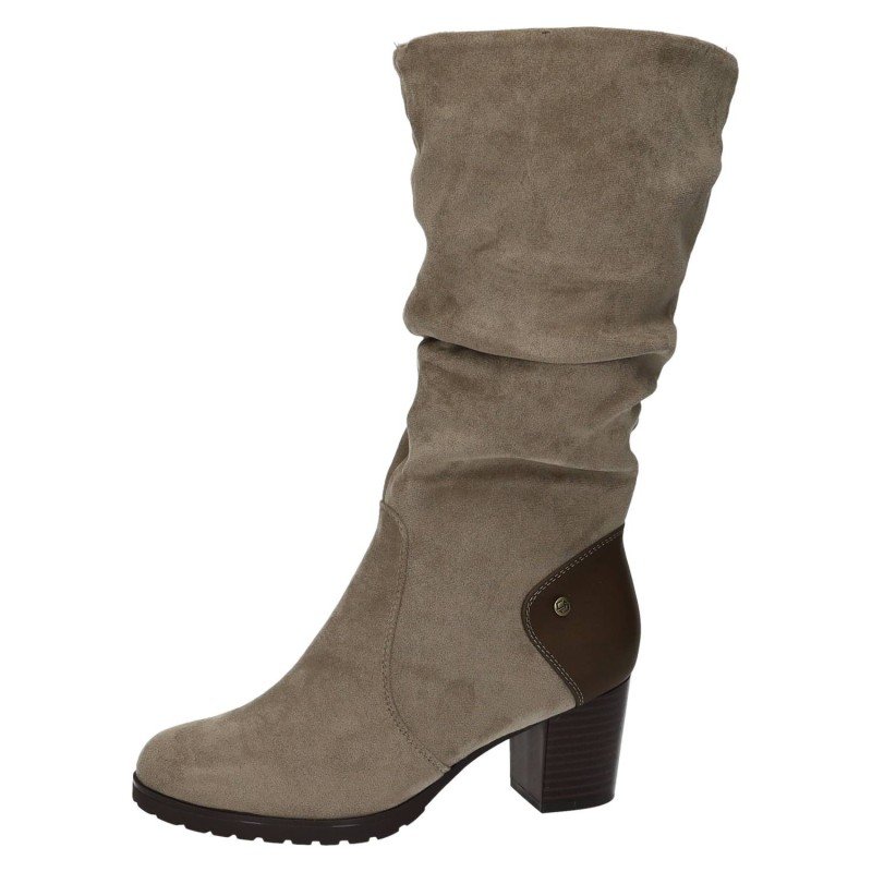 Bota Tacón Mysoft Taupe para Mujer modelo 26M700