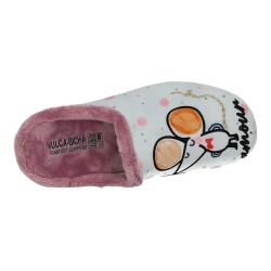 Zapatilla Amour Vulca-Bicha Malva para Mujer modelo 1360