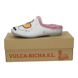 Zapatilla Amour Vulca-Bicha Malva para Mujer modelo 1360
