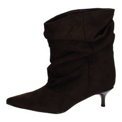 Bota Tacón Zapatop Marrones...