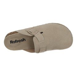Zueco Hebilla Refresh Beige para Mujer modelo 172870