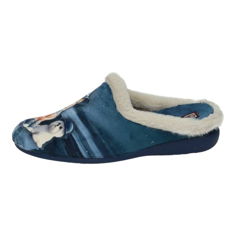 Zapatilla Perrito Gema Garcia Azules para Mujer modelo 7200-16