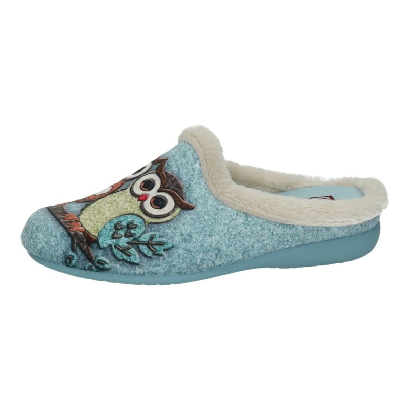 Zapatilla Búhos Gema Garcia Azules para Mujer modelo 7200-19