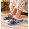 Zapatilla Búhos Gema Garcia Azules para Mujer modelo 7200-19