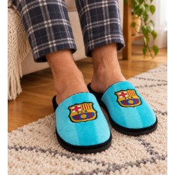 Zapatilla Fcb Marpen Slippers Turquesa para Hombre modelo Cfa43