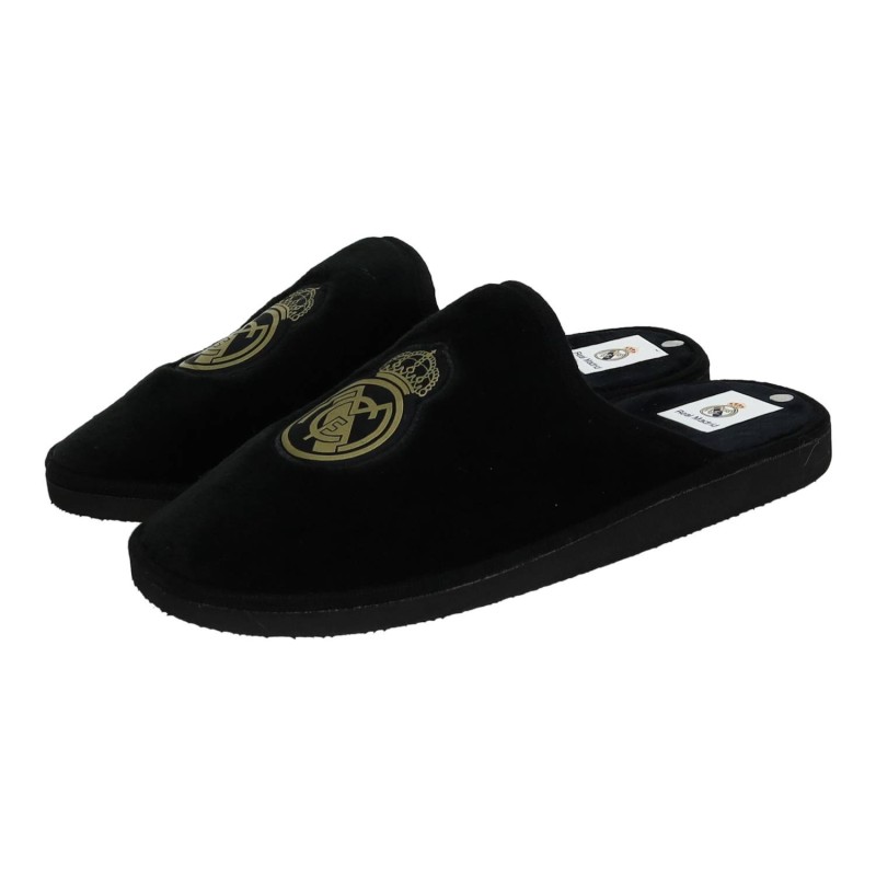 Zapatilla Real Madrd Marpen Slippers Negros para Hombre modelo Cfrm8