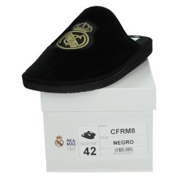 Zapatilla Real Madrd Marpen Slippers Negros para Hombre modelo Cfrm8