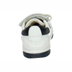 Deportivas de Piel Biomecanics Blanco-Azul para Niño modelo 182195