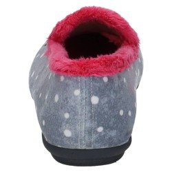 Zapatilla Perrito C Vulca-Bicha Grises para Mujer modelo 1359 Cerrado