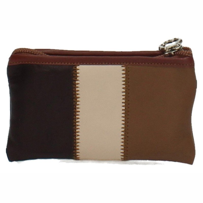 Monedero Tricolor Attanze Marrones para Mujer modelo S537
