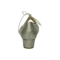 Zapato Cordon Piel Doctor Cutillas Oro para Señora modelo 81172