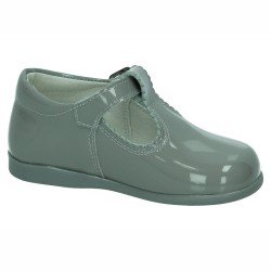 Pepitos Gris Charol Bambineli Grises para Niño modelo 463